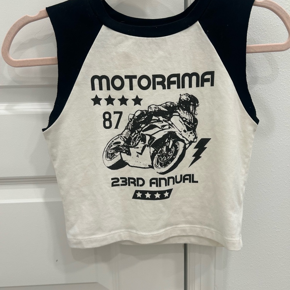 Princess Polly Tank Top - Black and White